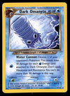 Dark Omanyte Neo Destiny Unlimited 37/105, LP Pokemon Card