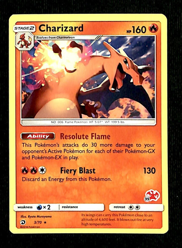 Charizard Dragon Majesty Battle Academy NM, 3/70 Pokemon Card