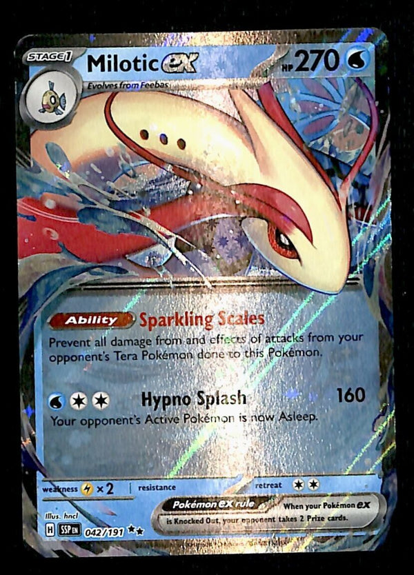 Milotic EX Ultra Rare Surging Sparks 042/191, NM Pokemon Card