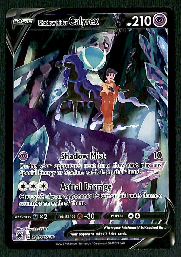 Calyrex V Trainer Gallery Astral Radiance TG17/TG30, NM Pokemon Card
