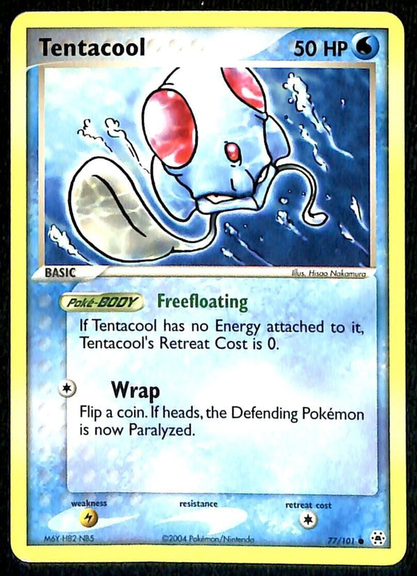 Tentacool Hidden Legends NM, 77/101 Pokemon Card