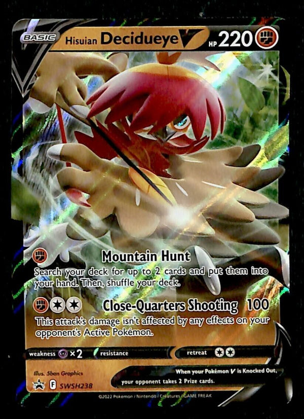 Decidueye V Black Star Promo SWSH 238, NM Pokemon Card