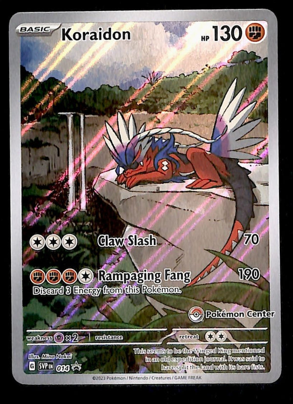Koriadon Full Art Promo SVP 014 Pokemon Center, NM Pokemon Card