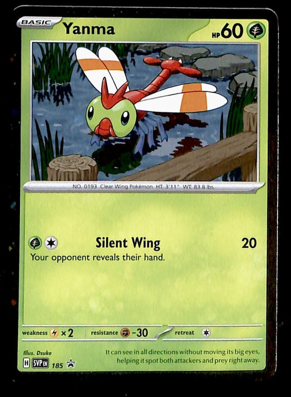 Yanma Holo Black Star Promo SVP 185, NM Pokemon Card