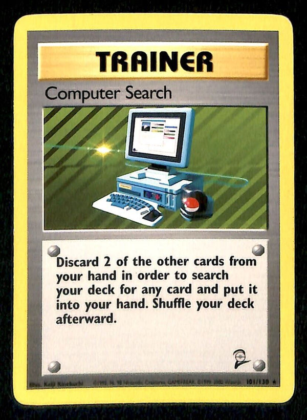 Computer Search Base Set 2 EX, 101/130 Pokemon Card
