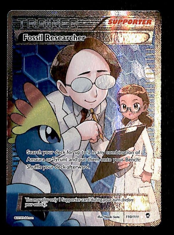 Fossil Researcher Furious Fists 110/111, EX Pokemon Card