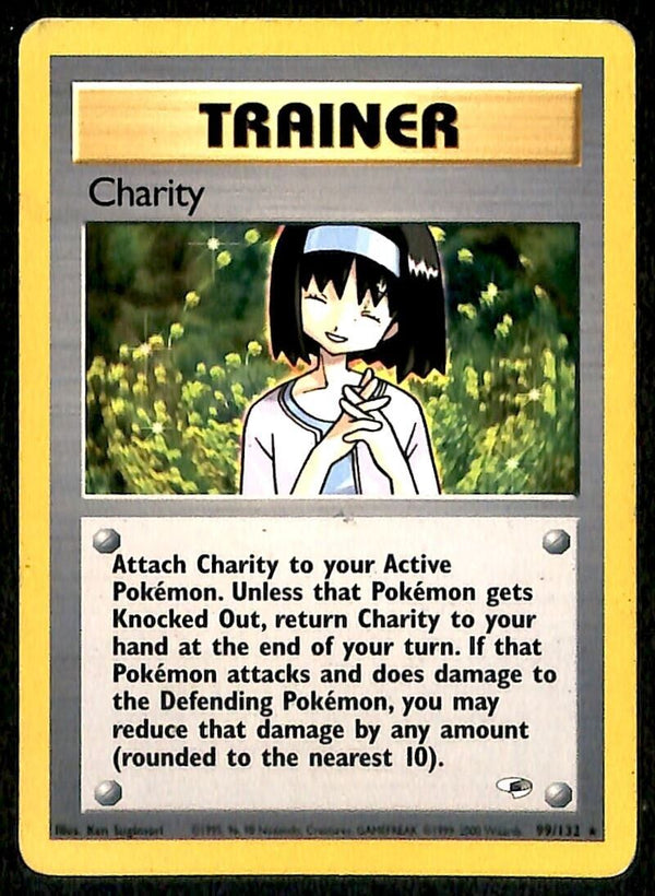 Charity Gym Heroes VG, 99/132 Pokemon Card.