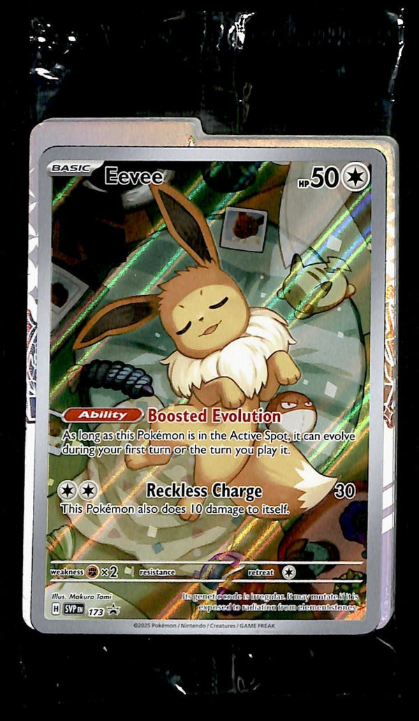 Eevee Black Star Promo SVP 173 SEALED, NM Pokemon Card