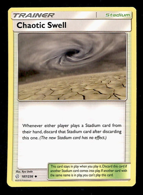 Chaotic Swell Trainer Common Unified Minds 192/236, NM Pokemon Card