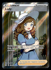 Lady Full Art Trainer Lost Origin 193/196, NM Pokemon Card