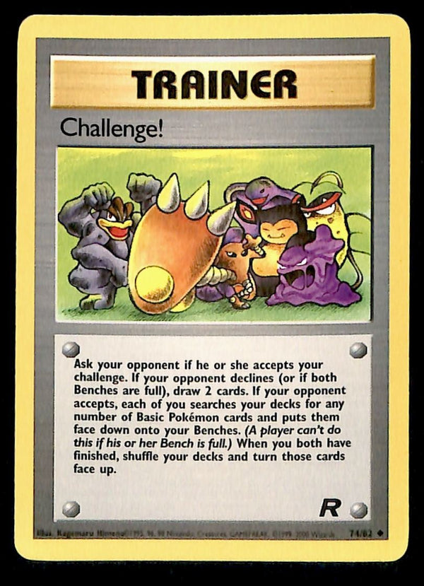 Challenge! Team Rocket 74/82, NM Pokemon Card