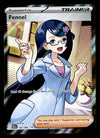 Fennel Full Art Trainer Black Bolt 162/086, NM Pokemon Card