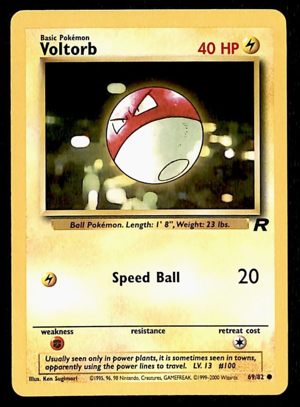 Voltorb Team Rocket 69/82, NM Pokemon Card