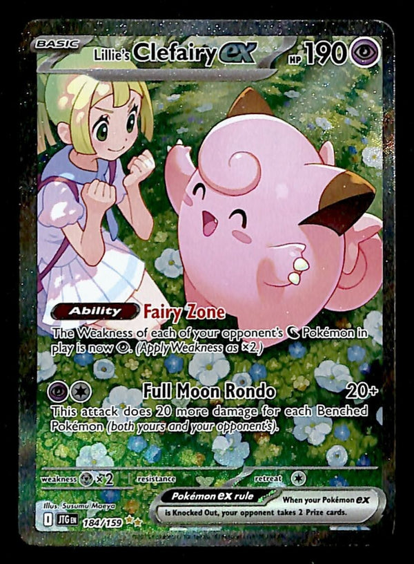 Lillies Clafairy EX Journey Together 184/159, NM Pokemon Card