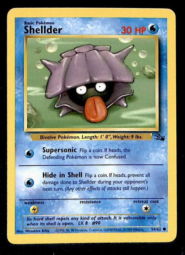 Shellder Fossil NM, 54/62 Pokemon Card