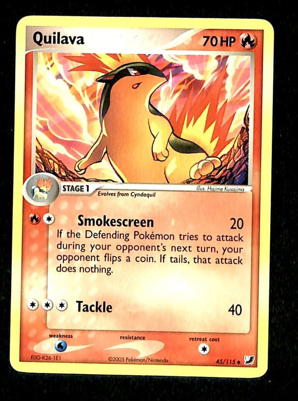 Quilava Unseen Forces NM, 45/115 Pokemon Card