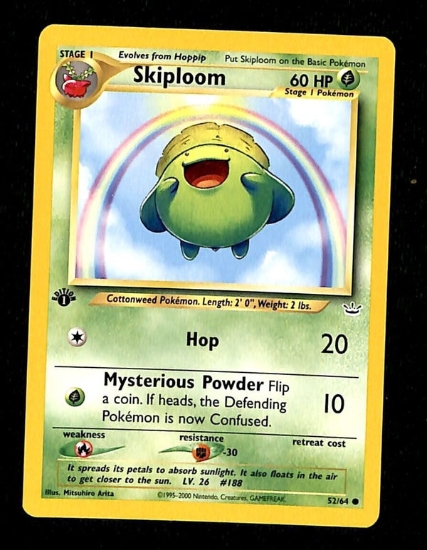 Skiploom Neo Revelations 1st Edition NM, 52/64 Pokemon Card