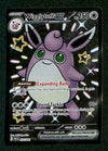 Wigglytuff ex Full Art Paldean Fates 222/091, NM Pokemon Card