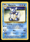 Wartortle Base Set 1999 Unlimited Print LP, 42/102 Pokemon Card.