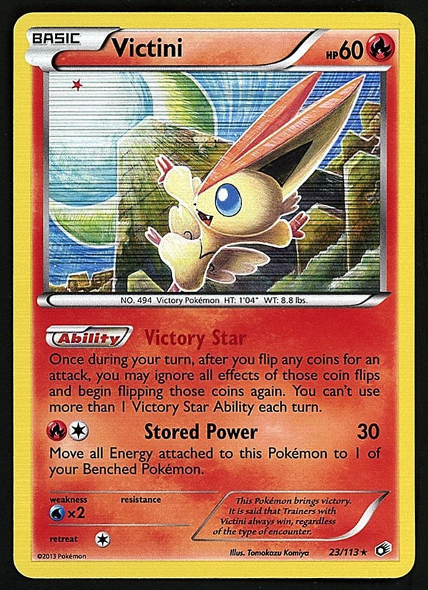 Victini Holo Legendary Treasures 88/113, LP Pokemon Card