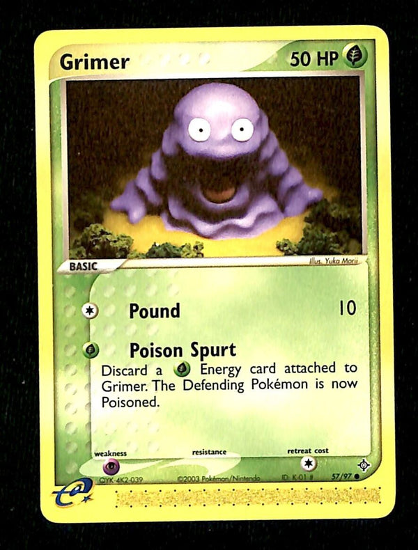 Grimer EX Dragon NM, 57/97 Pokemon Card