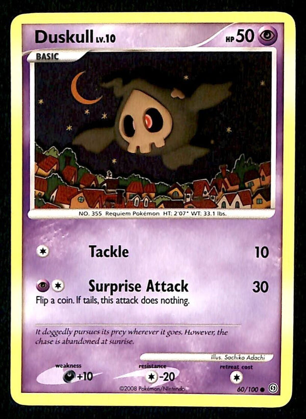 Duskull Stormfront NM, 60/100 Pokemon Card