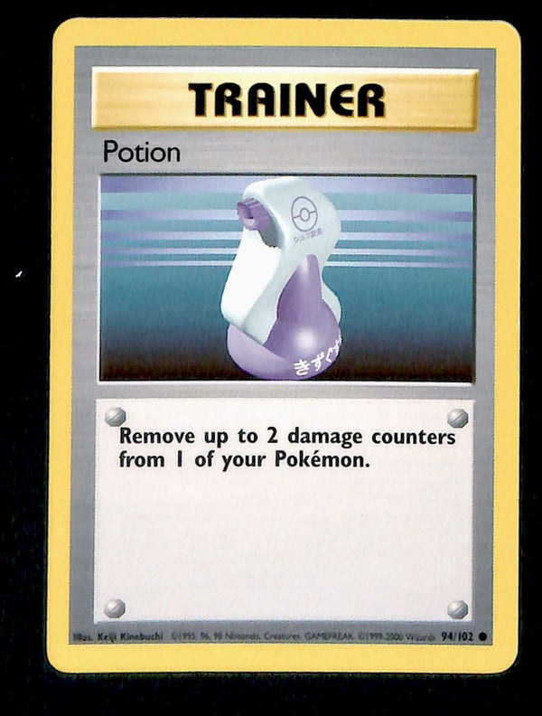 Potion Base Set 1999 - 2000 4th Print NM, 94/102 Pokemon Card.