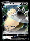 Snorlax V Ultra Rare Sword & Shield 141/202, NM Pokemon Card