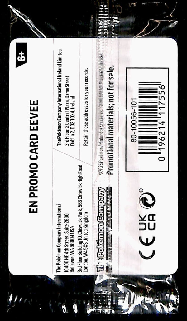 SEALED Eevee Pokemon Day 2025 Prismatic Promo PRE 074/131, NM Pokemon Card