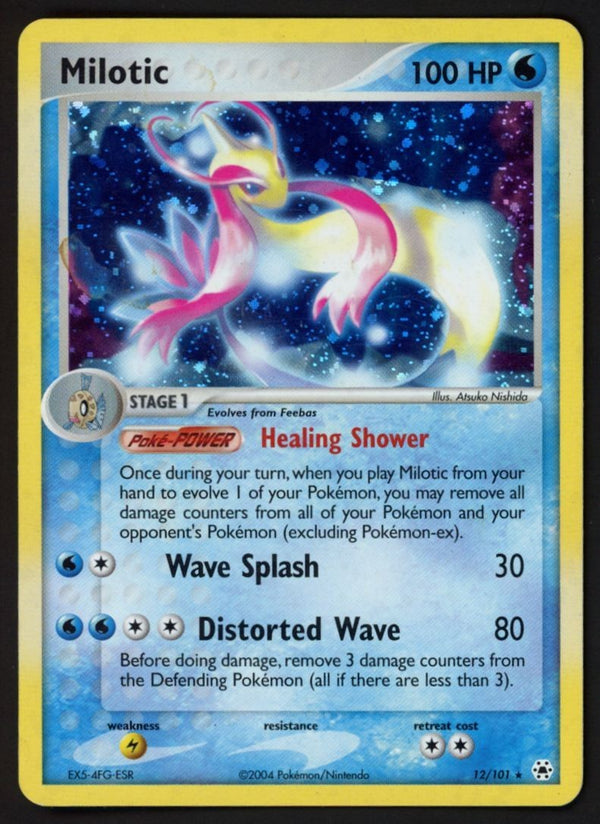 Milotic Holo Hidden Legends 12/101, LP Pokemon Card