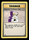 Imposter Professor Oak Base Set Unlimited Print LP, 76/102 Pokemon Card.