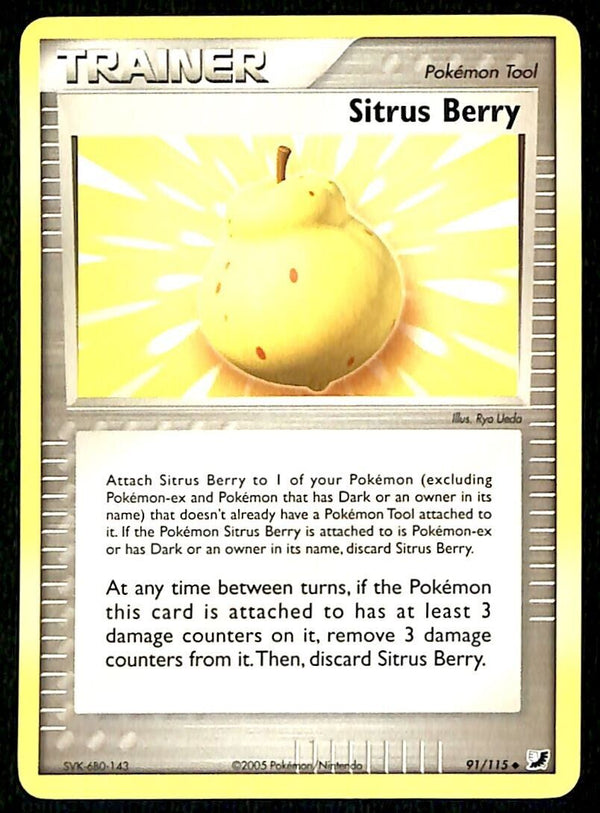 Citrus Berry Unseen Forces NM, 91/115 Pokemon Card