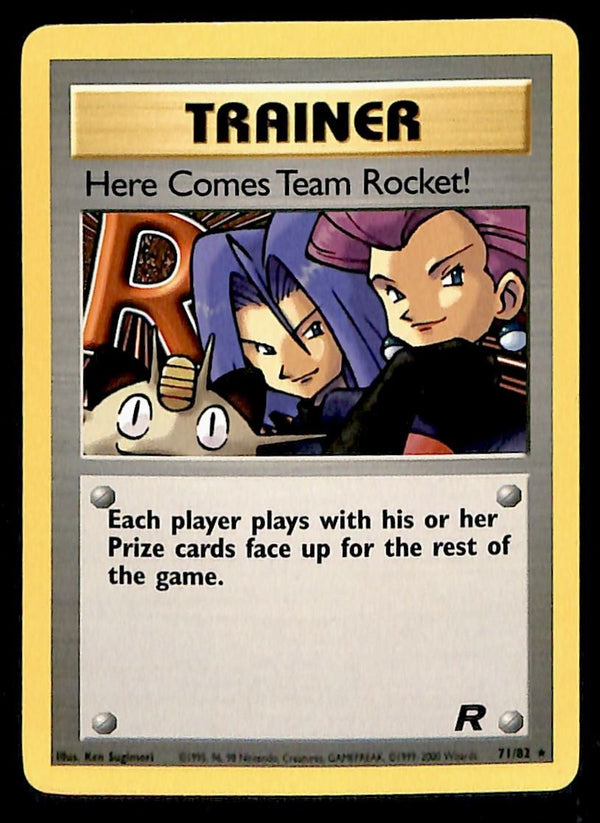 Here Comes Team Rocket! Team Rocket 71/82, NM Pokemon Card