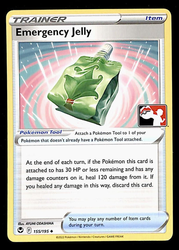 Emergency Jelly Play! Stamp Silver Tempest 155/195, NM Pokemon Card
