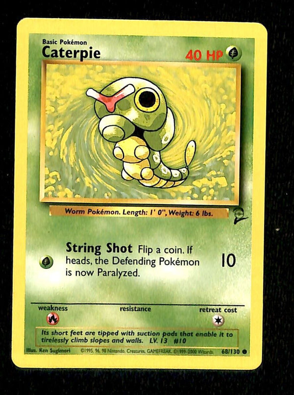 Caterpie Base Set 2 NM, 68/130 Pokemon Card
