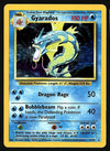 Gyarados Holo Base Set 1999 Unlimited Print LP, 6/102 Pokemon Card.