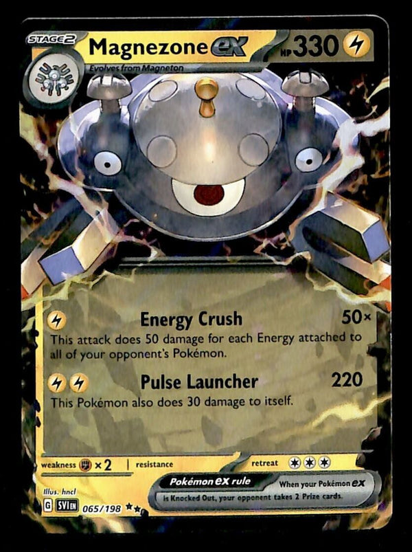 Magnezone EX Ultra Rare Scarlet & Violet Bae 065/198, NM Pokemon Card