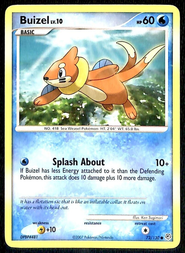 Buizel Diamond & Pearl NM, 72/130 Pokemon Card