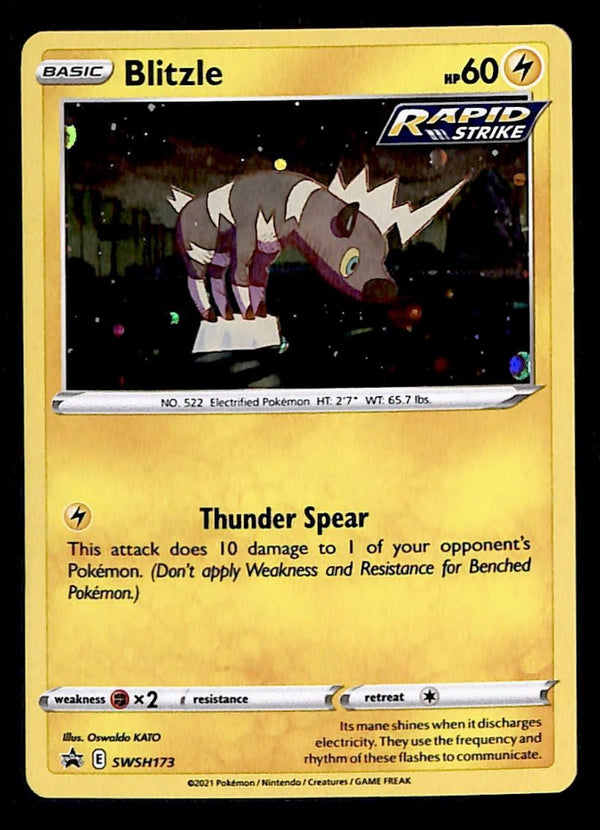 Blitzle Cosmos Holo Black Star Promo SWSH173, NM Pokemon Card