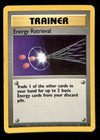 Energy Retrieval Base Set 1999 Unlimited VG, 81/102 Pokemon Card.