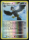 Staraptor Reverse Holo Diamond & Pearl LP, 16/130 Pokemon Card