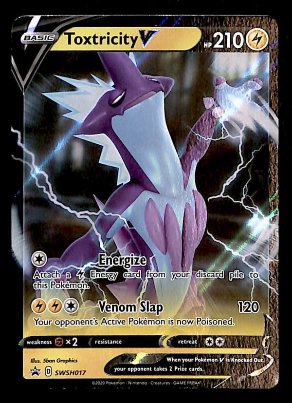 Toxtricity V Black Star Promo SWSH017, NM Pokemon Card