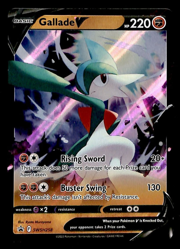 Gallade V Black Star Promo SWSH258, NM Pokemon Card