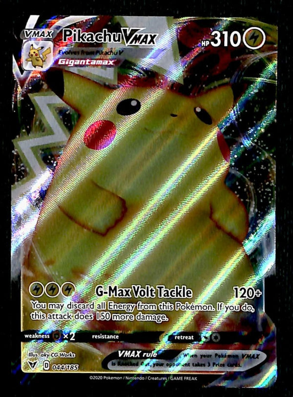 Pikachu Vmax Full Art Vivid Voltage 044/185, NM Pokemon Card