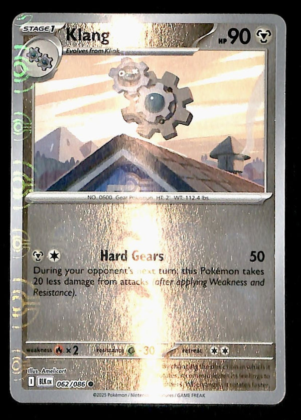 Klang Pokeball Black Bolt 062/086, NM Pokemon Card
