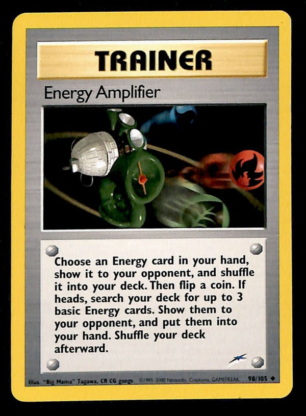 Energy Amplifier Neo Destiny Unlimited 98/105, NM Pokemon Card