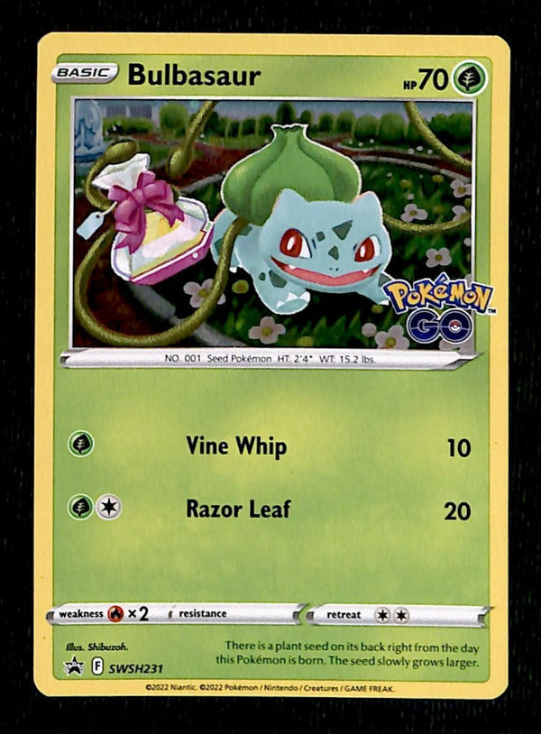 Bulbasaur Holo Promo SWSH231, NM PokemonCard