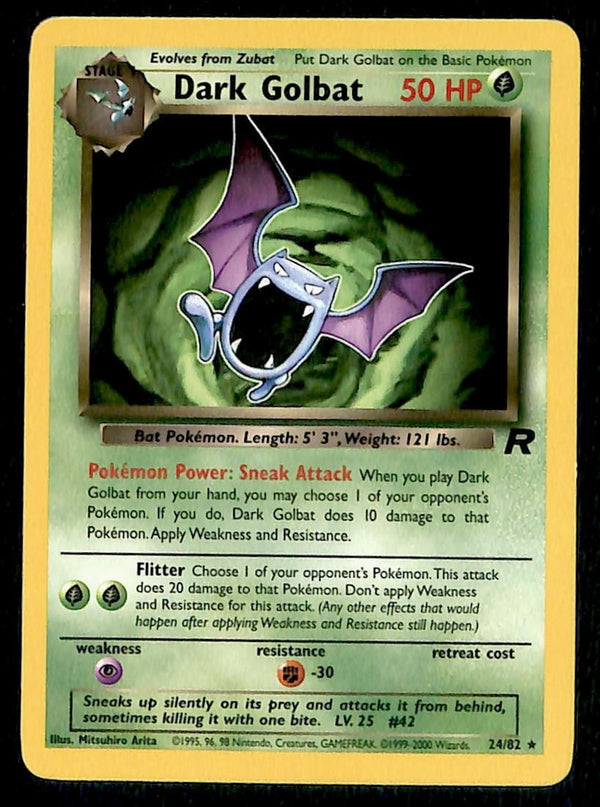 Dark Golbat Team Rocket 24/82, NM Pokemon Card