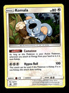 Komala Holo Black Star Promo SM41, EX Pokemon Card