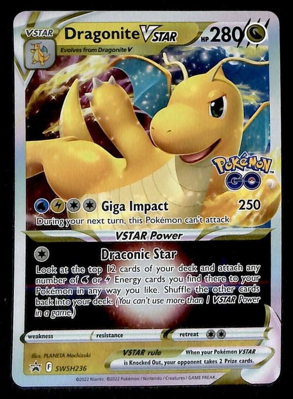 Dragonite Vstar Black Star Promo SWSH 236, NM Pokemon Card